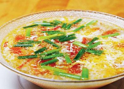 canh trứng